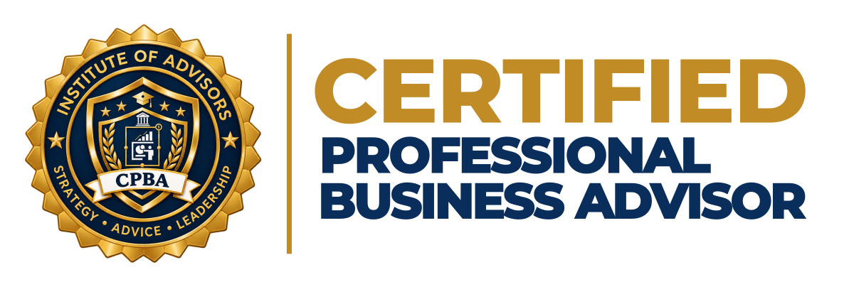 CPBA Certified Professional Business Advisor credential